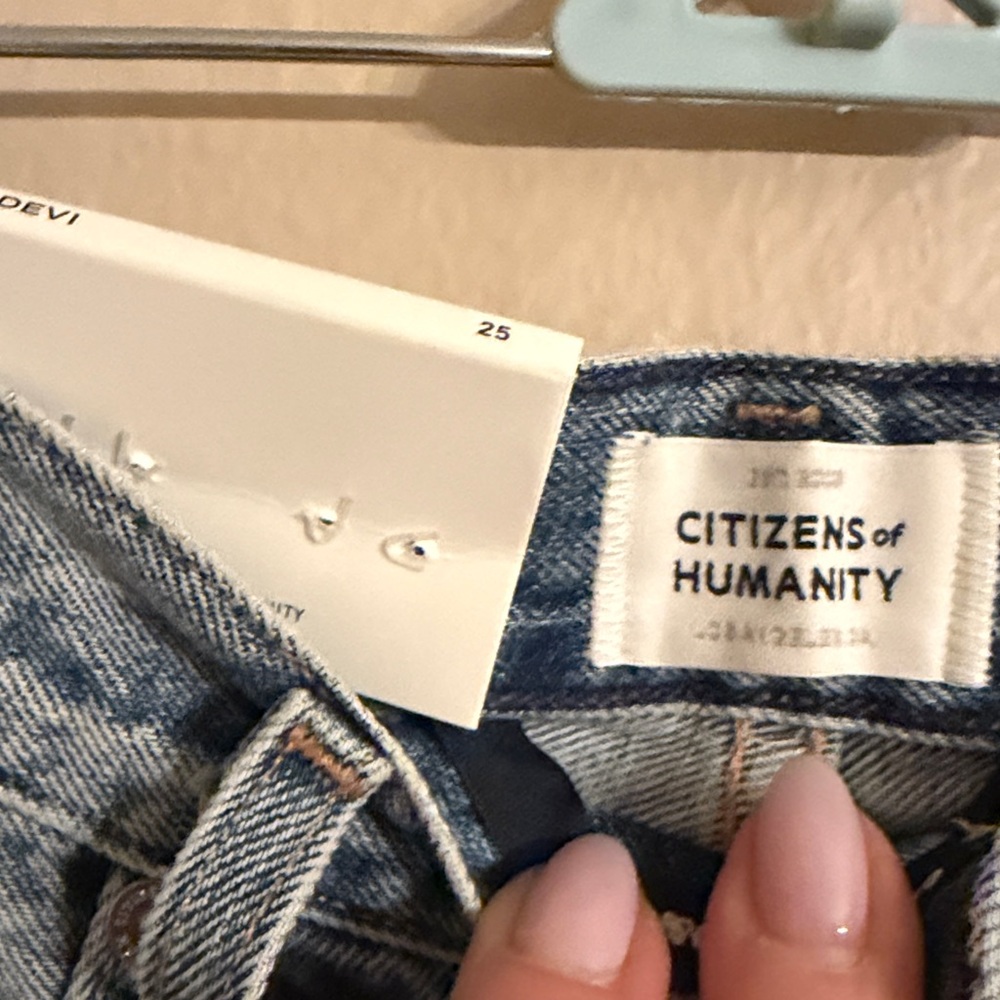 Citizens of Humanity Devi Low Slung Baggy Taper Jeans 25 - Picture 6 of 9